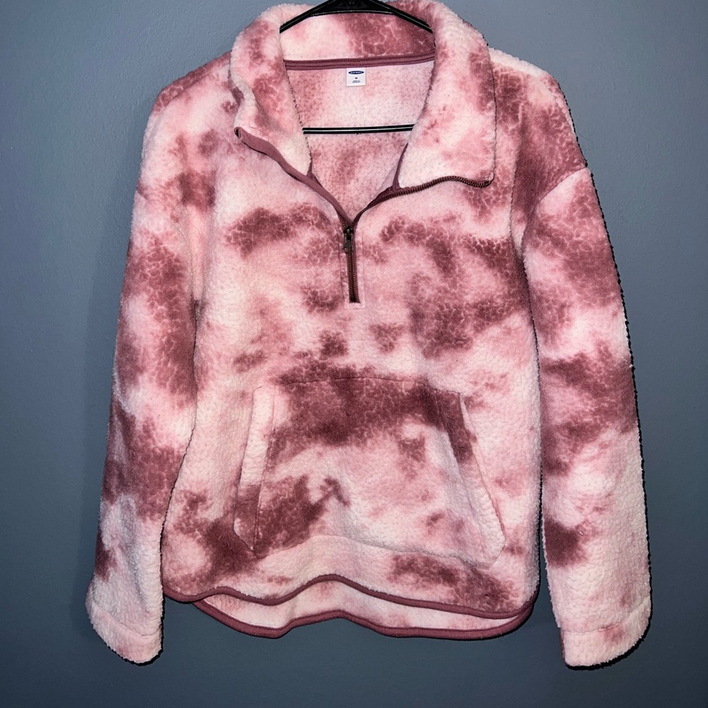 Old Navy Women’s sweater/sweatshirt size M pink multicolor - Picture 3 of 8